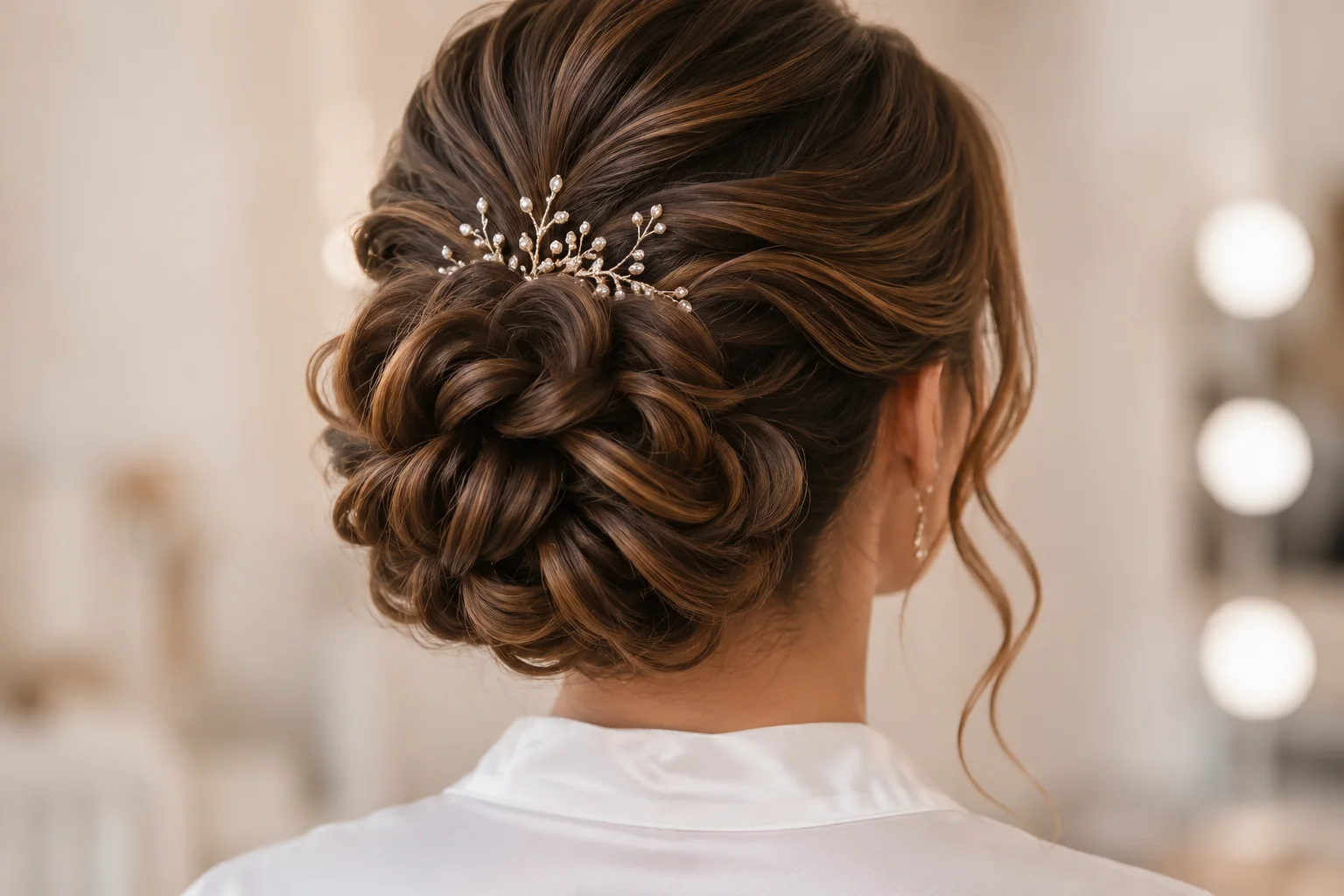 Peinado profesional para novias y eventos